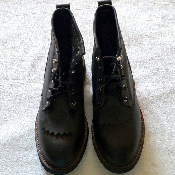 Ariat #31001 Womens Pro Cascade Black Leather Steel Toed Sz. 8.5 Boots - Picture 5 of 14